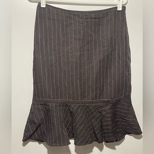 👚Ann Taylor Factory Classic Stripe Skirt with Bow Size 6